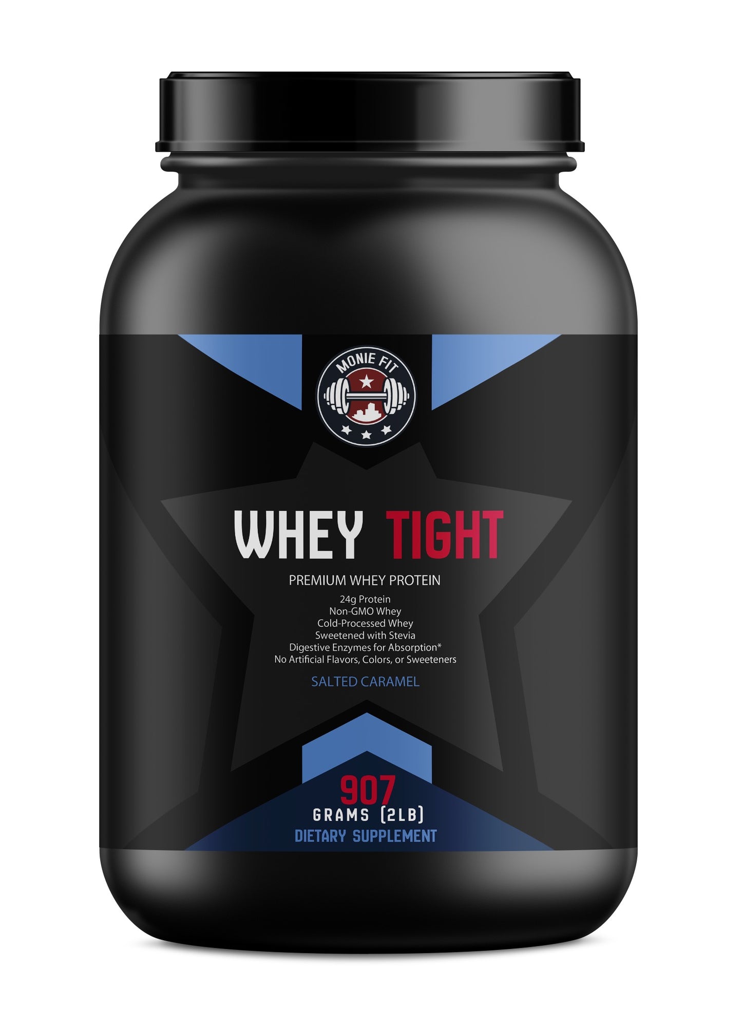Whey Tight Salted Caramel Protein Powder - Monie Fit LLC