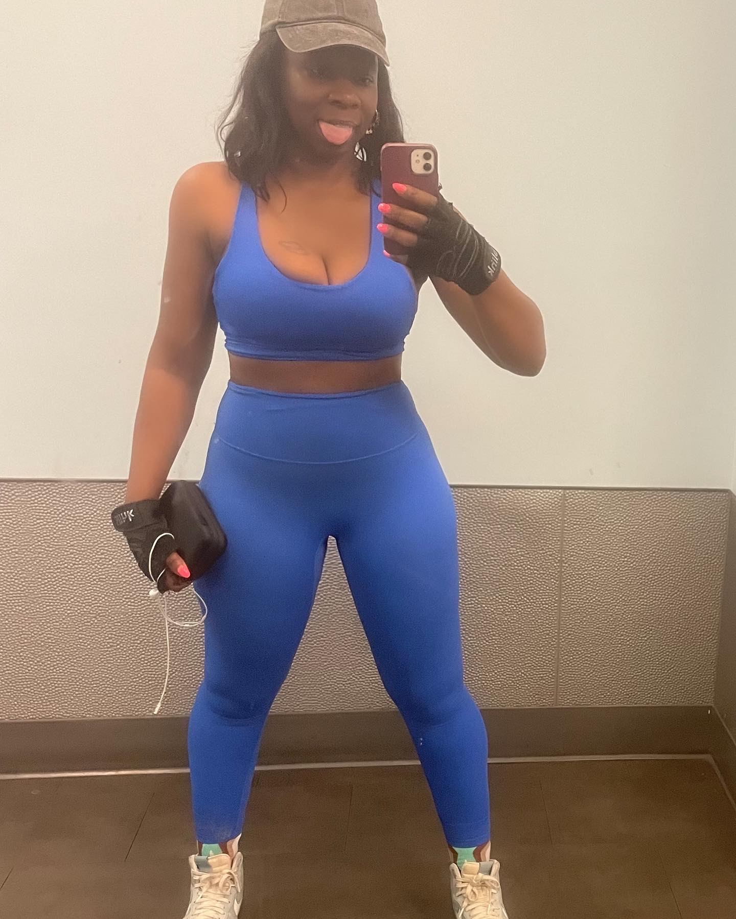 Mf Soft Royal Blue Leggings Set - Monie Fit LLC